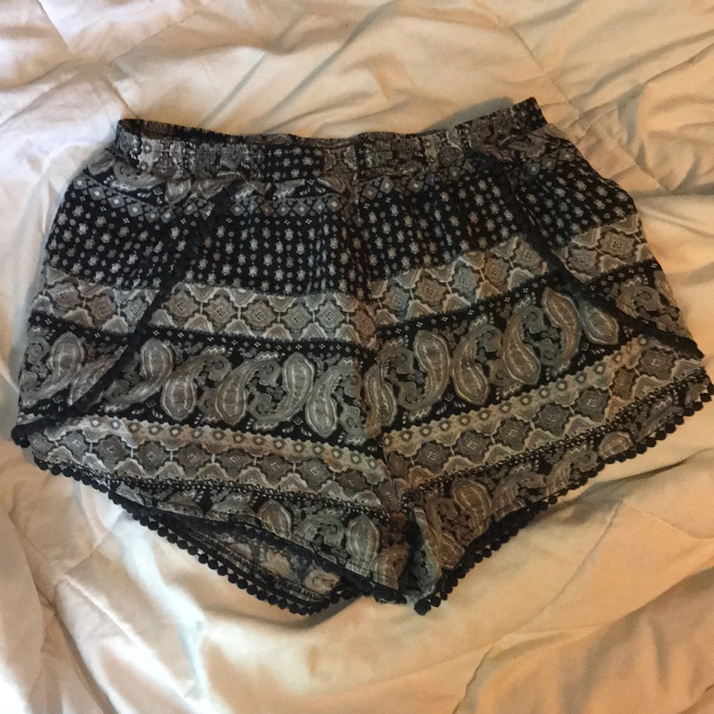 flowy boho shorts